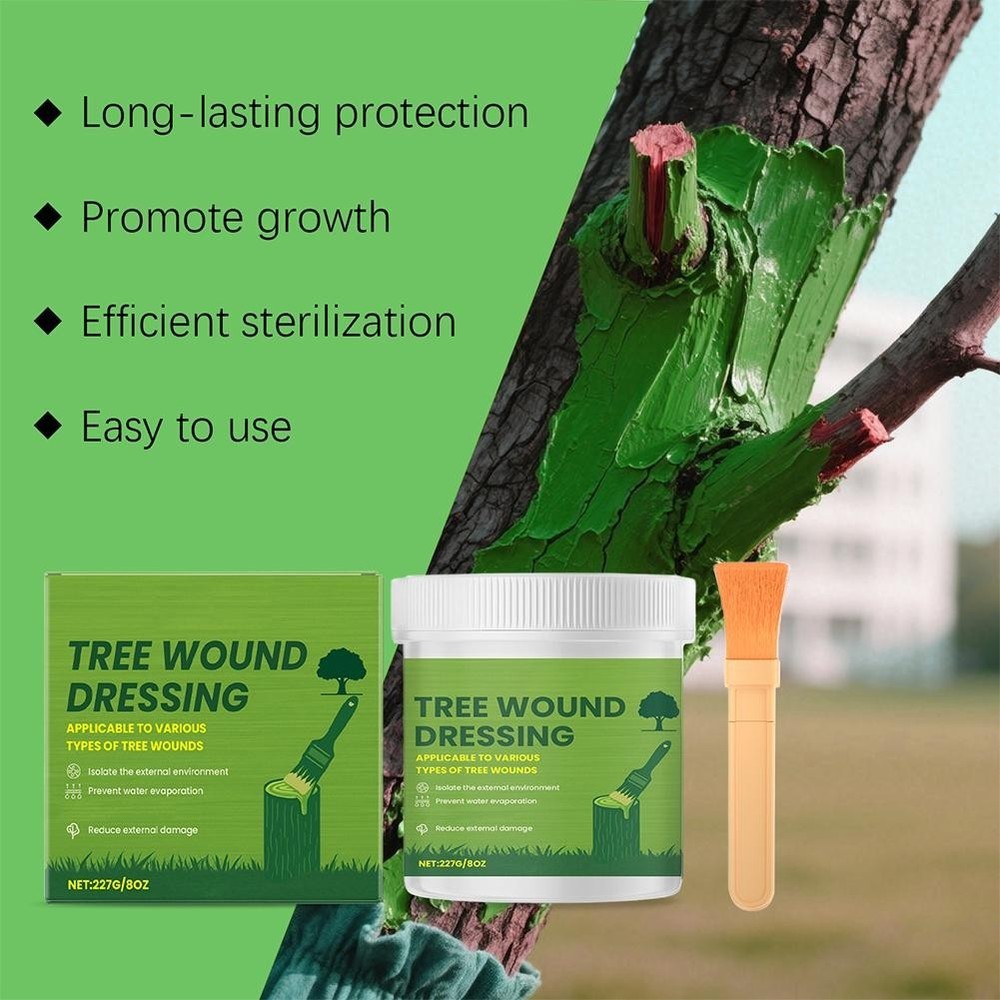 Tree Wound Healing Agent, Tree Wound Dressing Reduce External Damage ✲