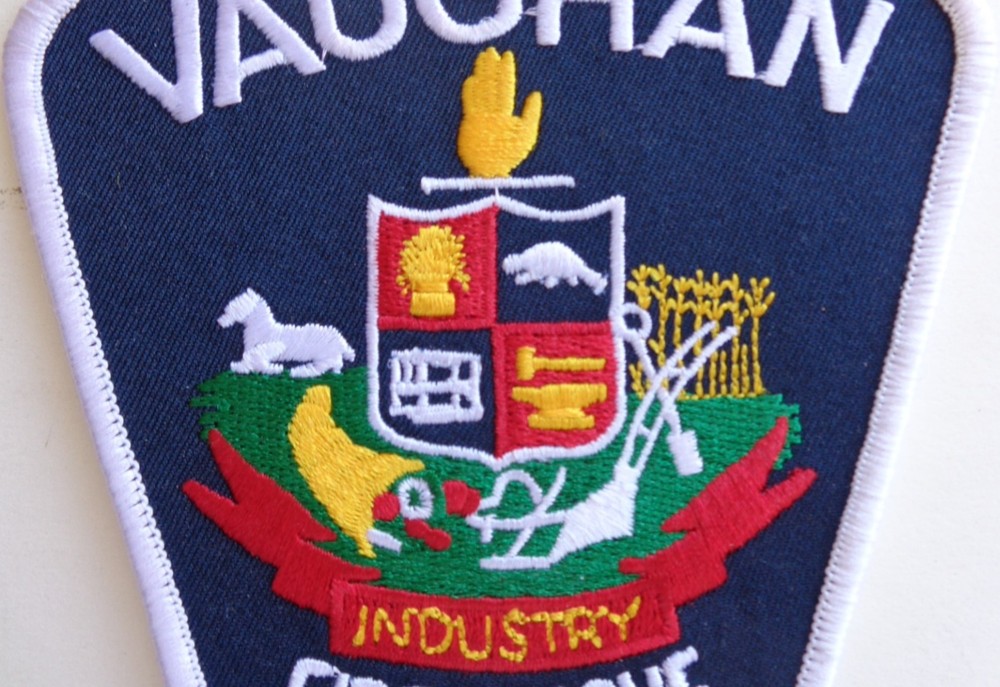 Vaughan Fire Rescue Industry Patch Blue/White 4” x 4”