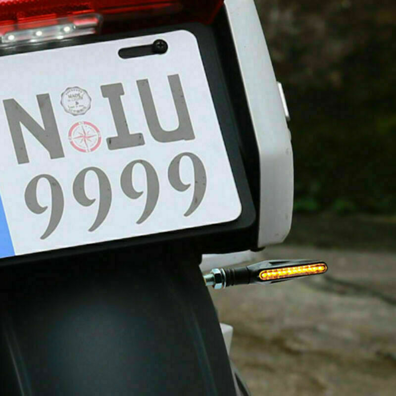 4 Pack Motorcycle Turn Signals Blinker Lights Amber Universal For Suzuki DRZ400s