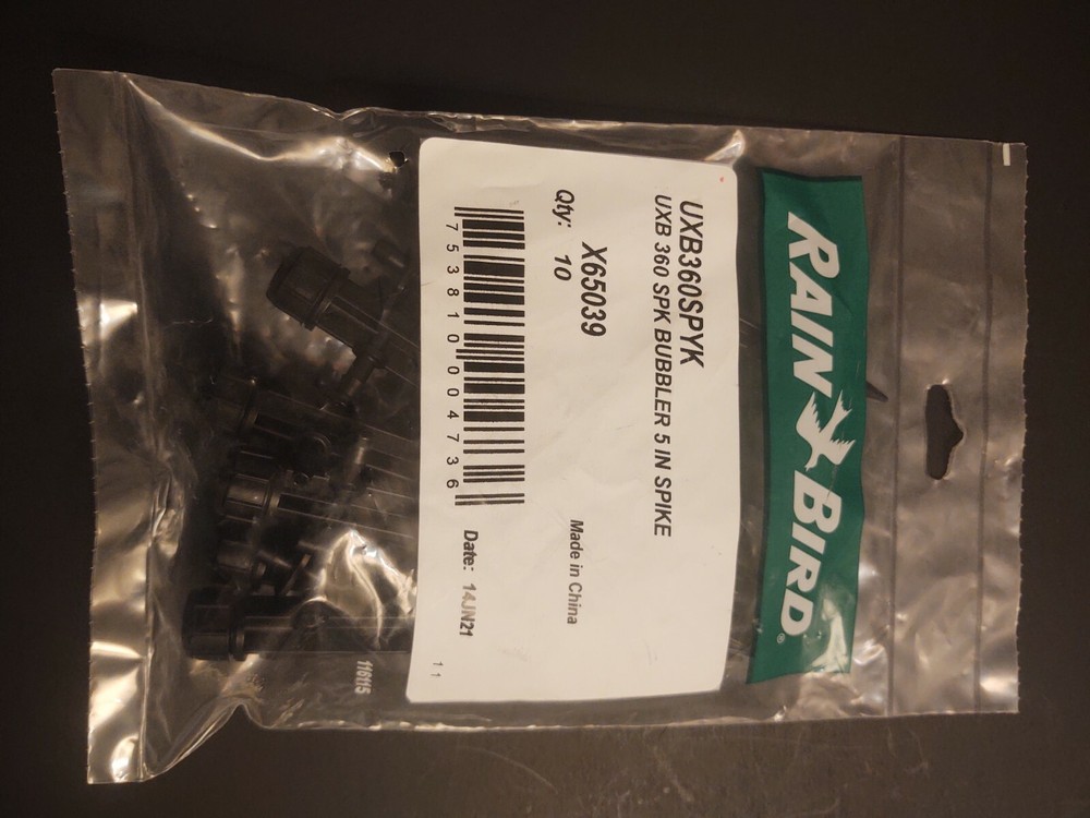 Rainbird 360 deg.  5" umbrella spray spike drip irrigation variable flow -3 pack
