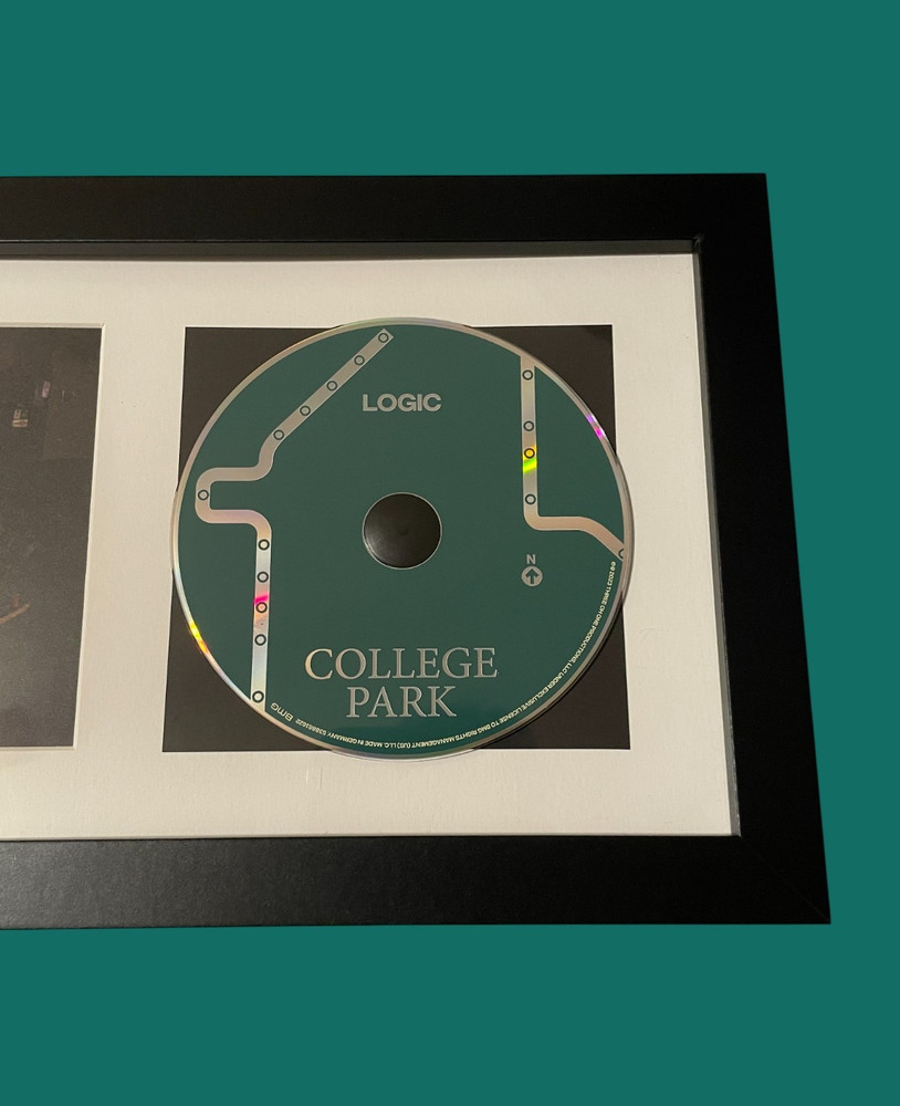 Logic Signed College Park Framed CD Autograph
