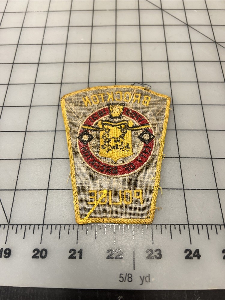 Brockton Massachusetts Police Patch