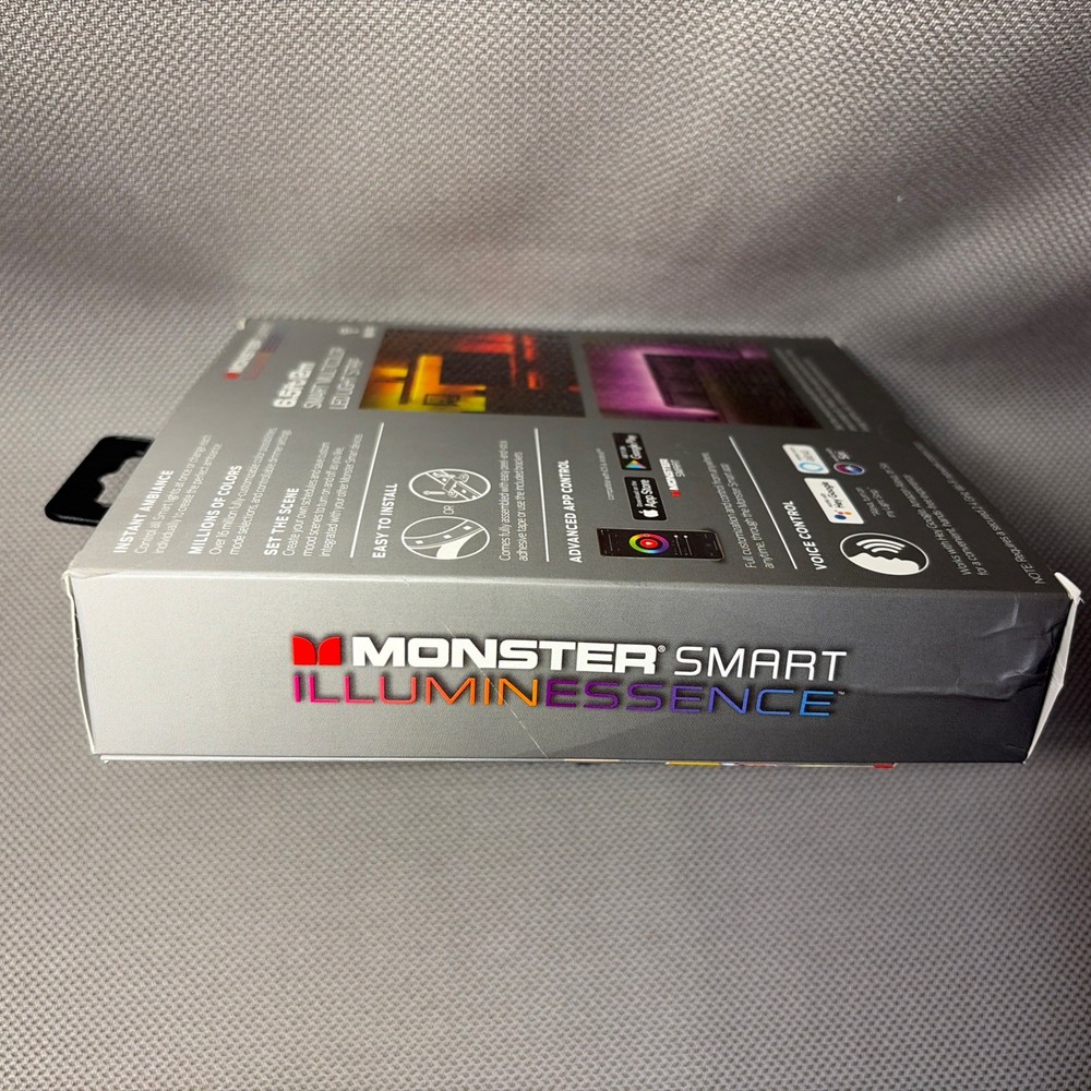 Monster 6.5ft Smart Multi Color & Multi White LED Light Strip