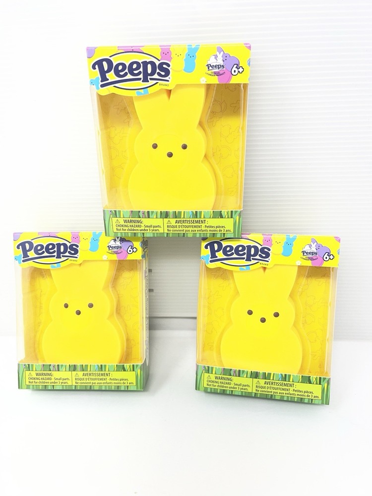 Peeps Bunny Squishy, YELLOW, EASTER, Fast Shipping!