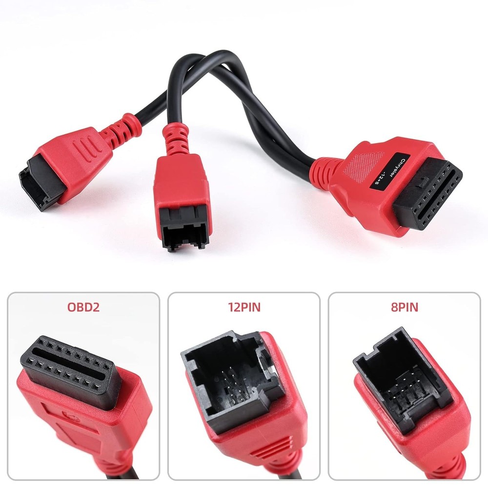 Durable 12+8 Chrysler Security Gateway Bypass Cable - For Autel Diagnostic Tools