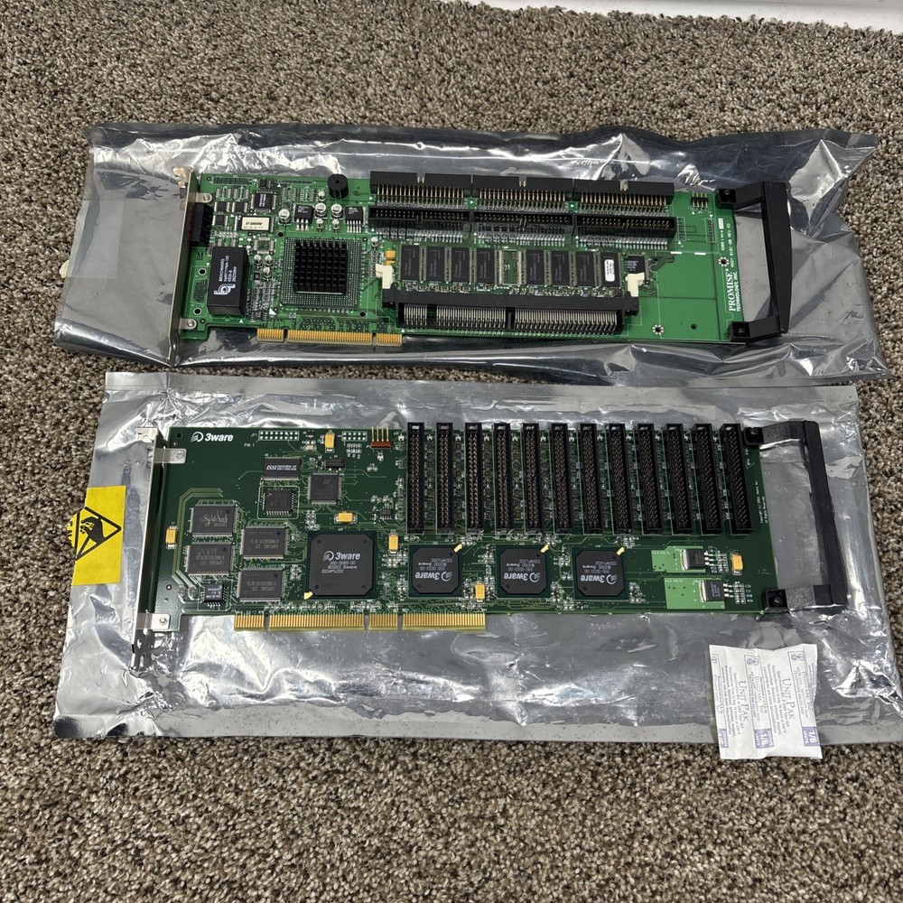 PROMISE SUPERTRACK SX6000 RAID CONTROLLER CARD With 3ware ESCLADE CARD