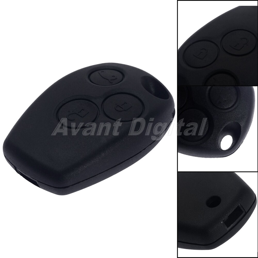 Replacement 3 Buttons Remote Key Shell Case For Renault Modus Clio MK3 Twingo