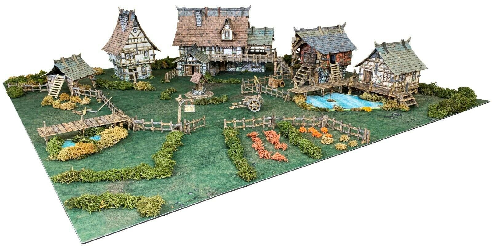 Battle Systems Village Fantasy Terrain Set for D&D Warhammer
