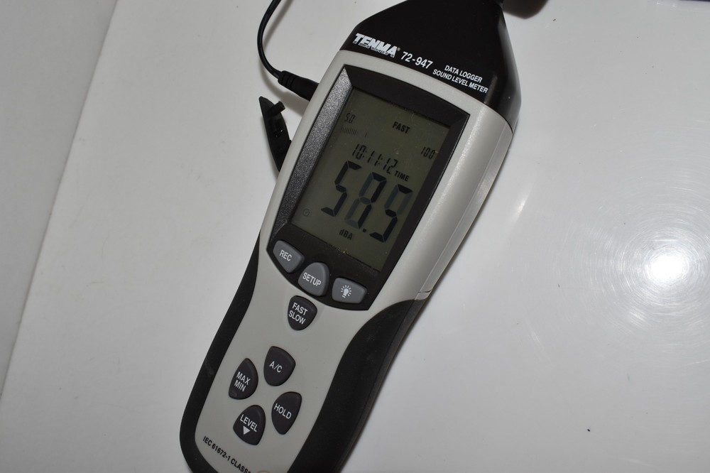 TENMA 72-947 DATA LOGGER SOUND LEVEL METER (JSN34)
