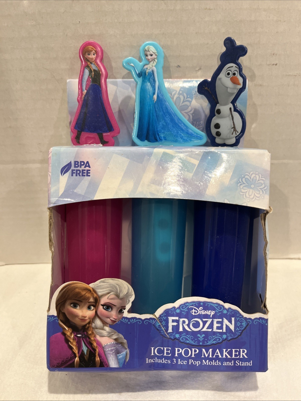 Disney Frozen Ice Pop Maker 3 Ice Pop Molds And Stand