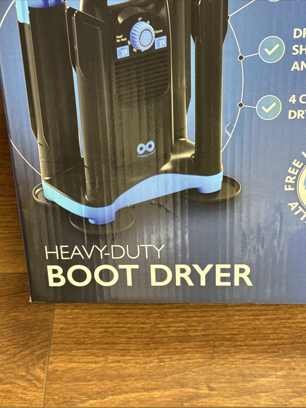 Upgraded Boot Dryer for Work Boots, Shoes, Gloves , Helmet W/ Ozone Deodorizer