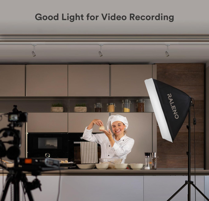 Kit De Iluminacion Softbox Equipo Profesional Para Fotografia De Estudio Con...