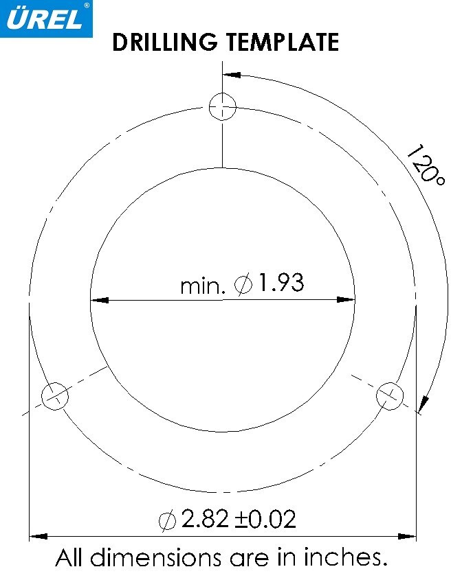 ÜREL Hydraulic Tank Filler Breather Cap Bayonet Lock Tearproof Gasket (Cap Only)