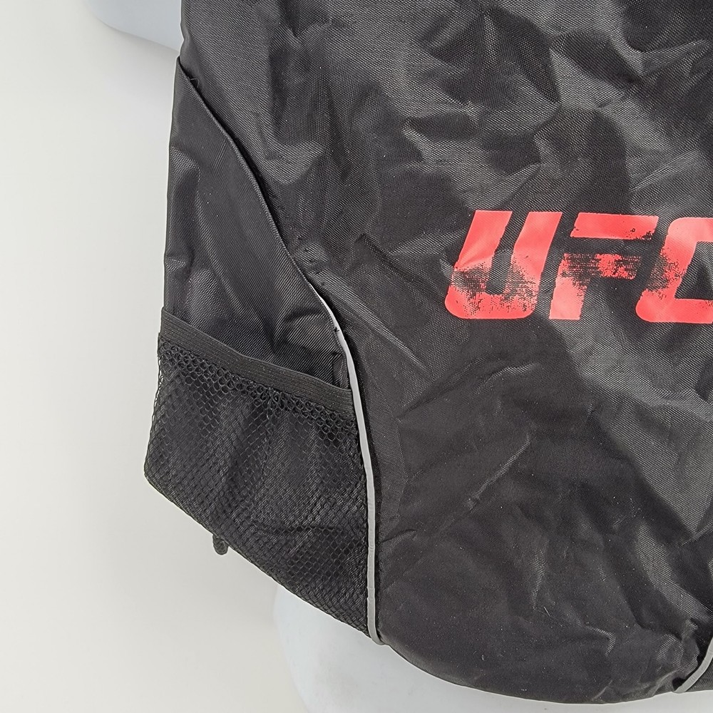 UFC Gym Black Red Logo Drawstring Backpack Bag