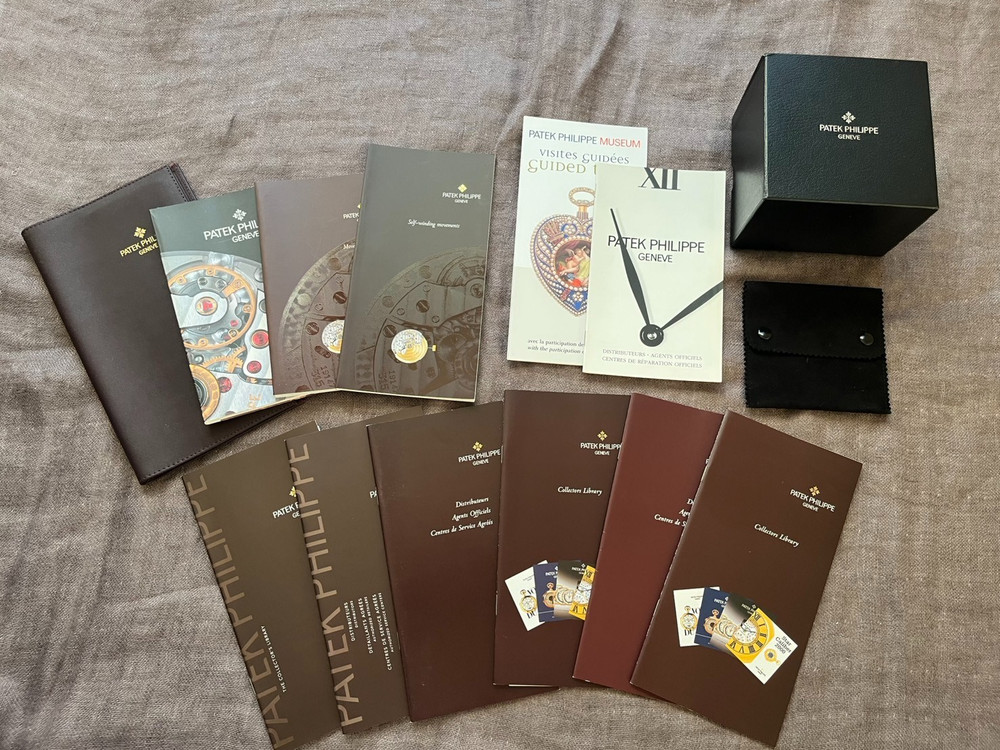 Patek Philippe Cover Manual Instruction Booklet Outer Box Set