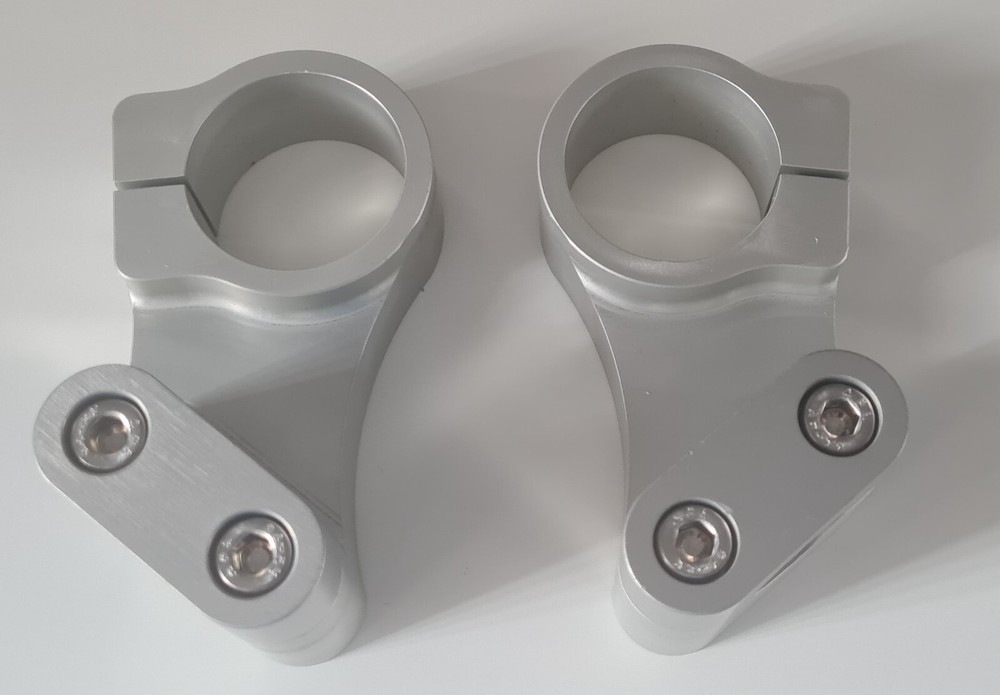 Triump Street fighter conversion bracket bar risers 43mm forks