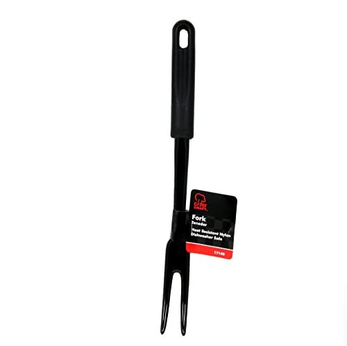 Basic Nylon Meat Cooking Fork, 12 inch, Black