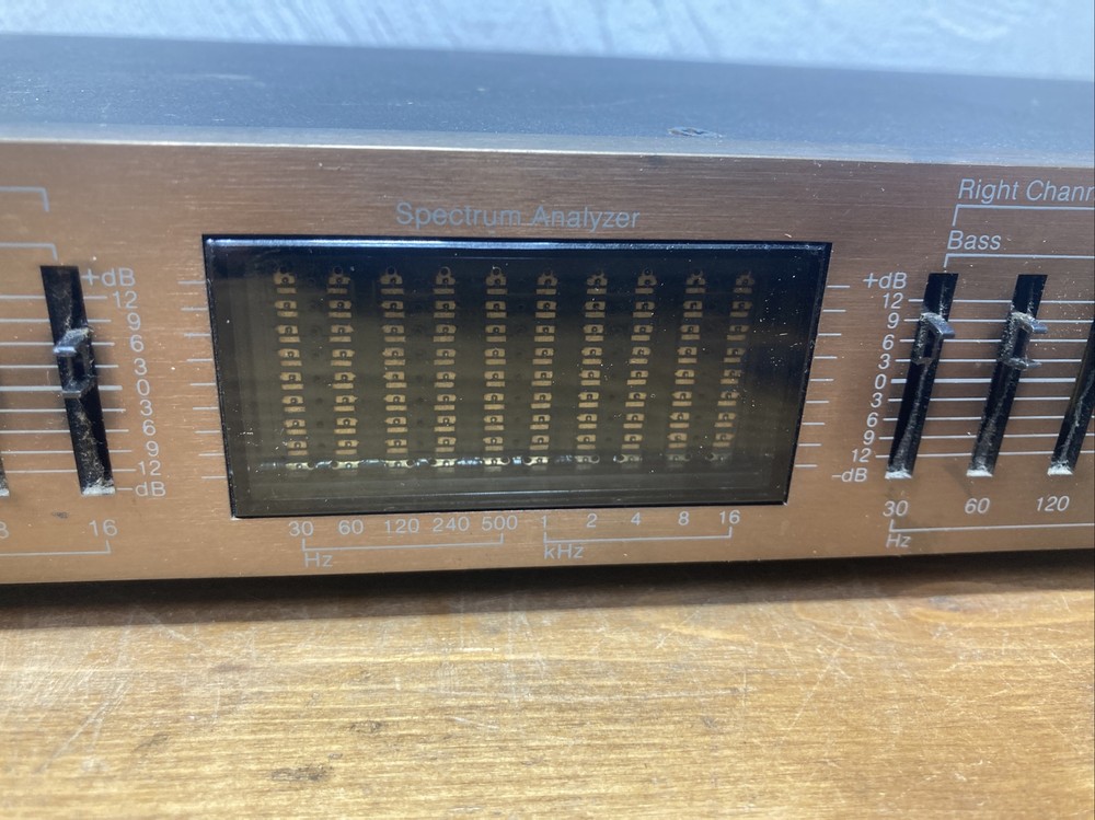 AudioSource EQ Eight Graphic Equalizer Spectrum Analyzer Need New Slider Knobs