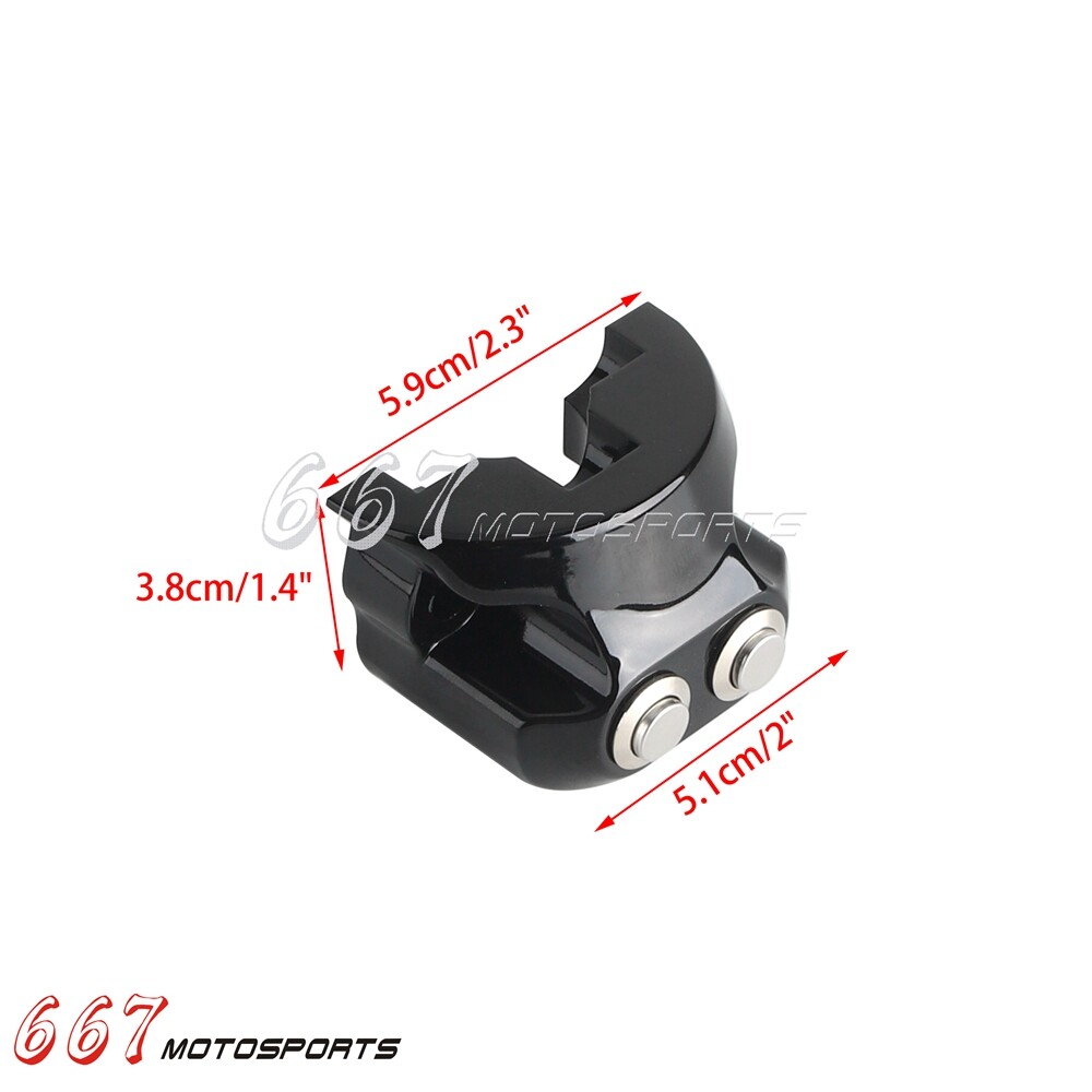For Harley Touring Glide Road King 1" Handlebar Air Ride Switch Self-Locking