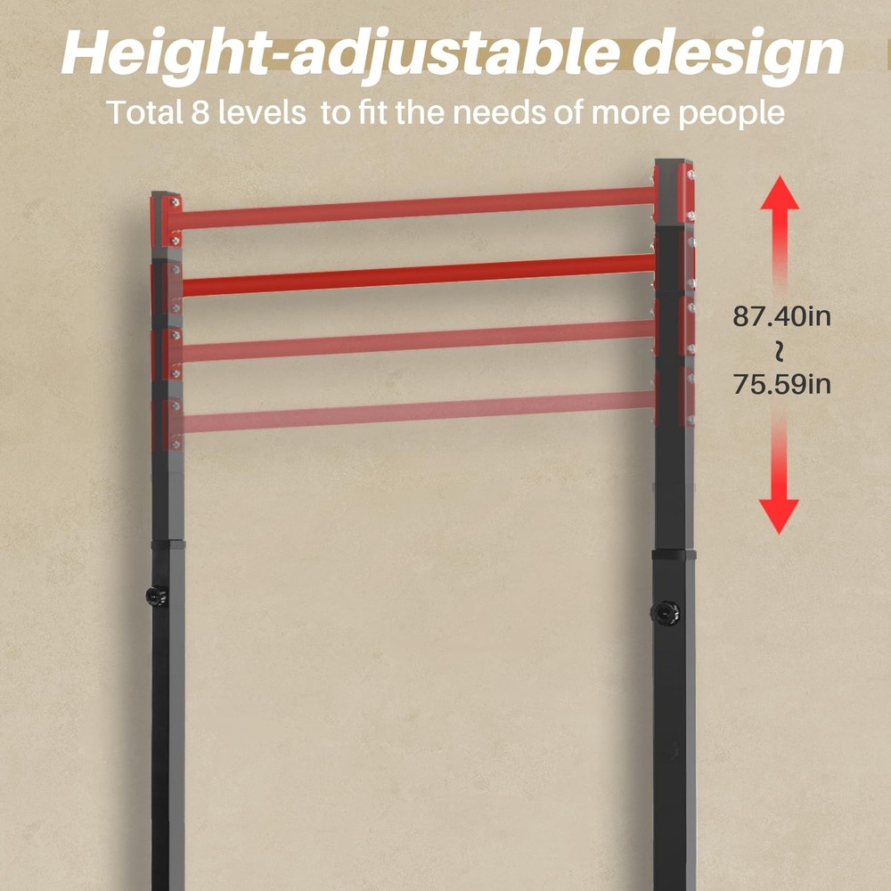Pull Up Station, Power Tower Portable Pullup Bar Station, Pull Up Bar for Hom...