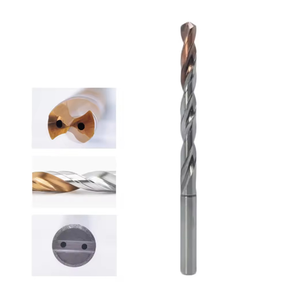 1Pcs Solid Carbide D3.5*35.5*D6*75L Coolant Thru TiCN Coated HRC65 Drill Bit