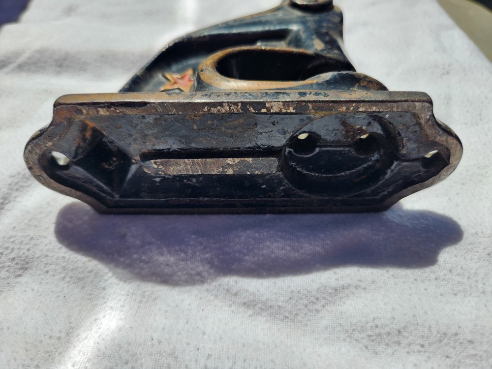 Vintage Cast Iron Notory Hand Press Embossing Machine