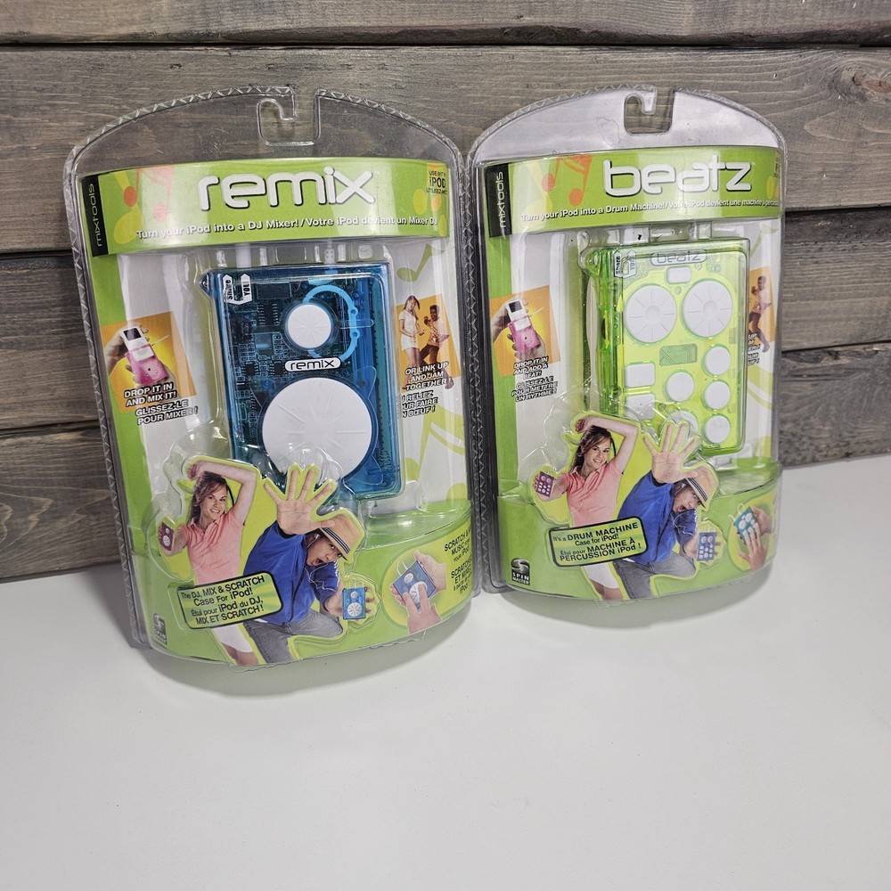 Spin Master Ipod Remix & Beatz Bundle Turn Ipod Into Drum Machine & Mix Sratch