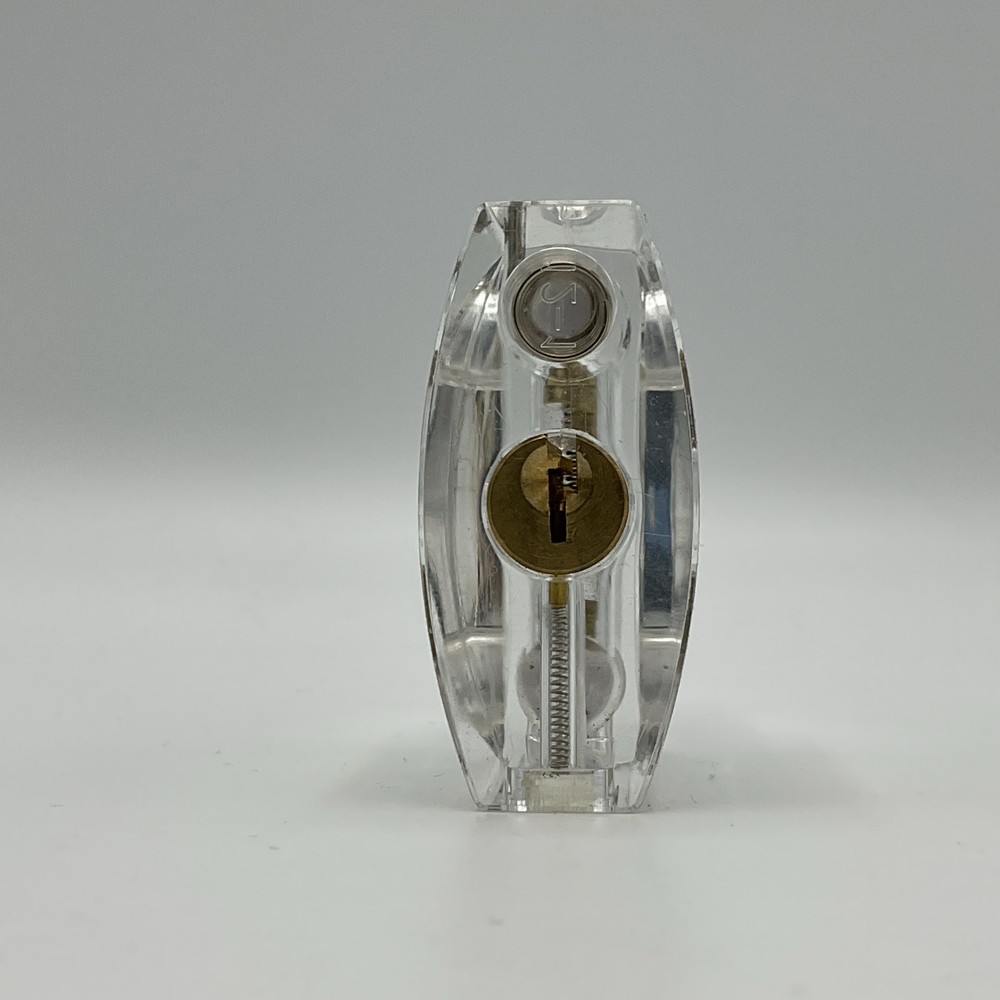 Transparent Practice Padlock For Training Purposes Case Does Not Lock.