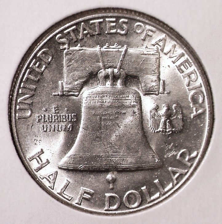 1954 Franklin Half Dollar, BU #3155