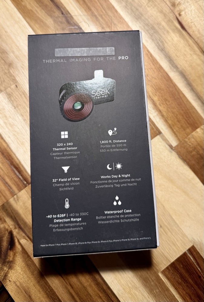 Seek Thermal Compact PRO High Resolution Thermal Imaging Camera (For Iphone)