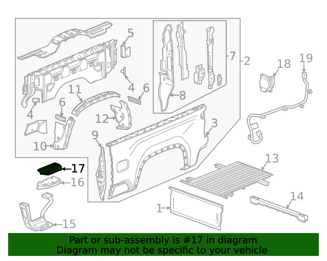 Genuine GM Step Pad 84656455
