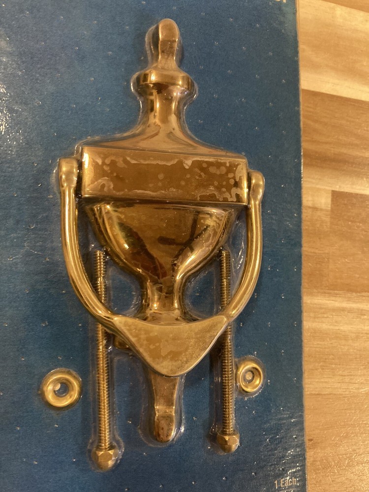 Door Knocker Solid Brass 6” Door Knocker By Hagar New