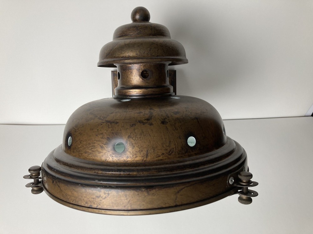 Vintage Nautical Bronze Sconces