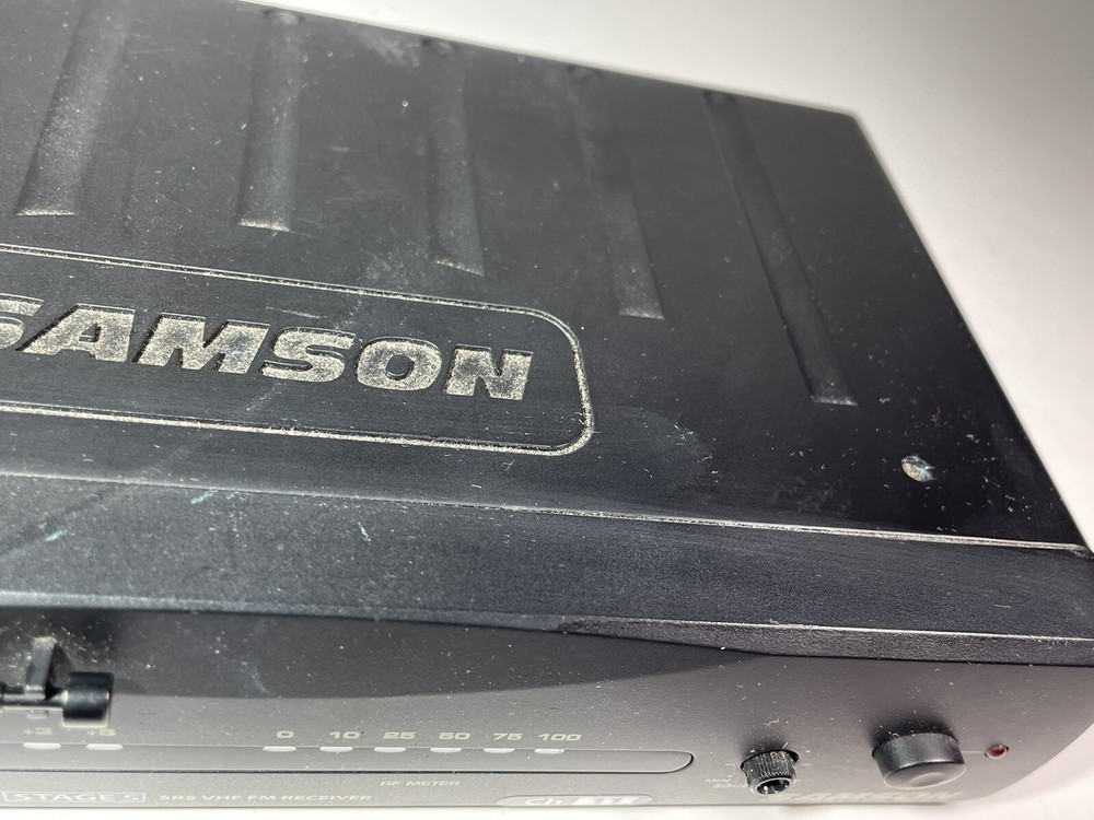 Samson VHF FM Receiver ONLY Stage 5 Model SR5 no cords