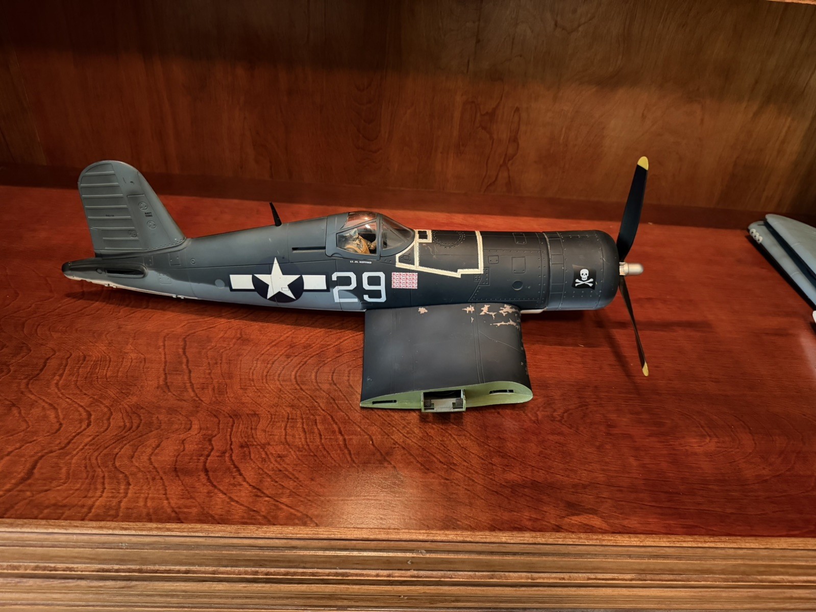 21st Century Toys XD F4Y-1D Corsair 1:18 Aircraft with Pilot Figure