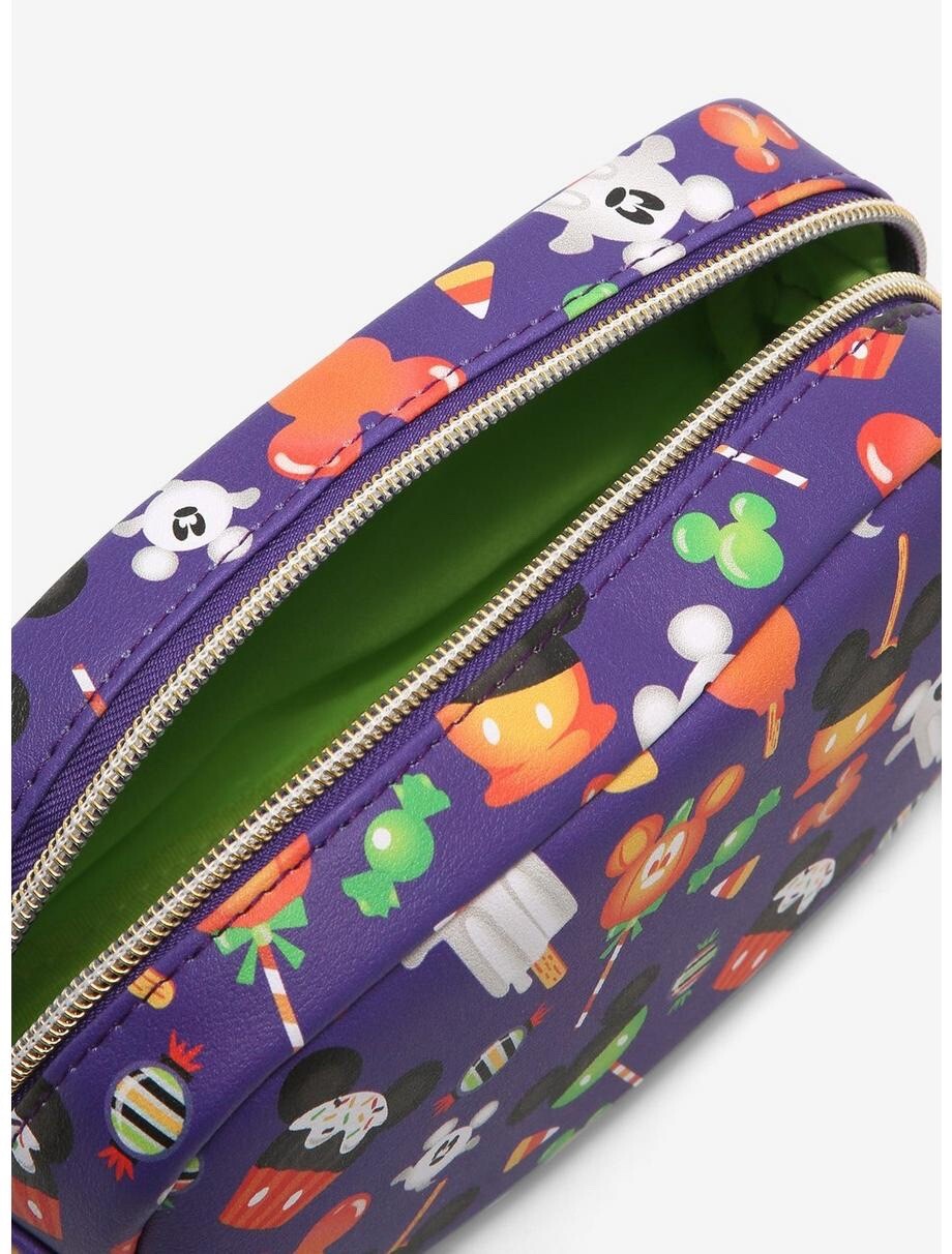 NEW Loungefly Disney Mickey Mouse Halloween Treats Makeup Bag / Toiletry Bag
