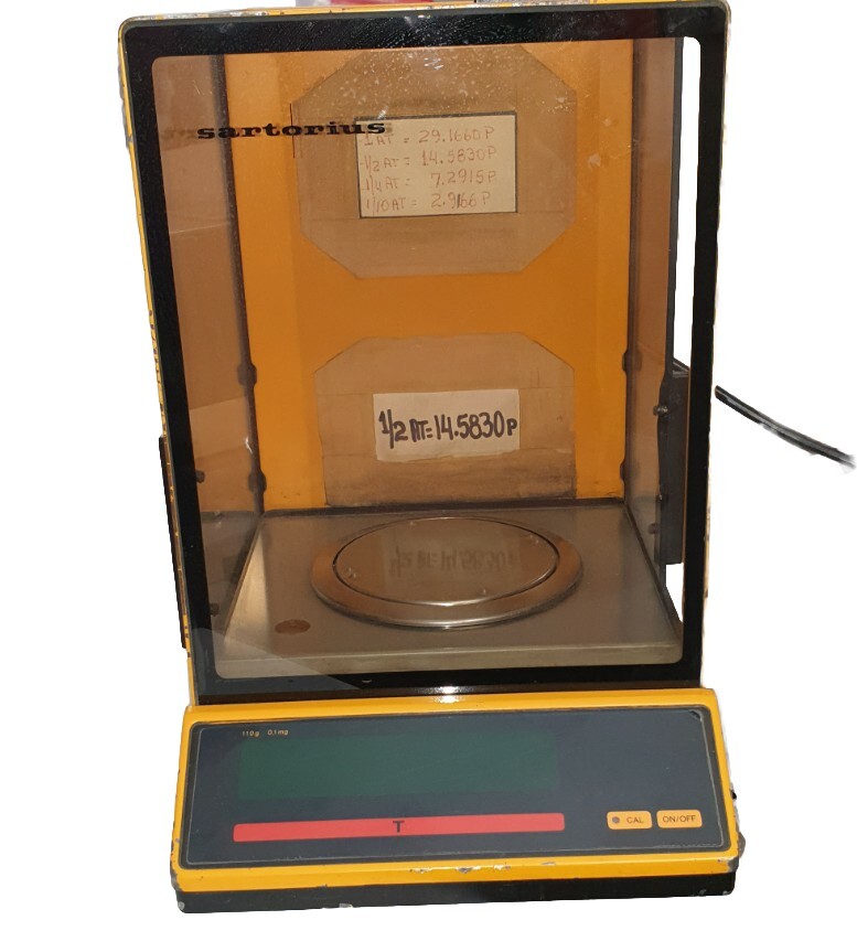 Sartorius 1801 Scale Max 110g Readability .0001g
