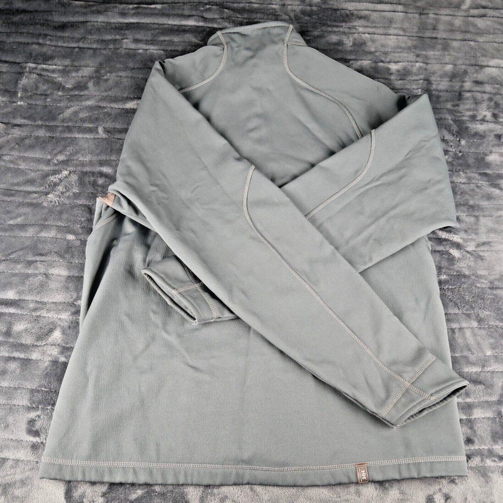 Helly Hansen Jacket Large Grey Fleece Softshell Windbreaker Workwear Full ZIp