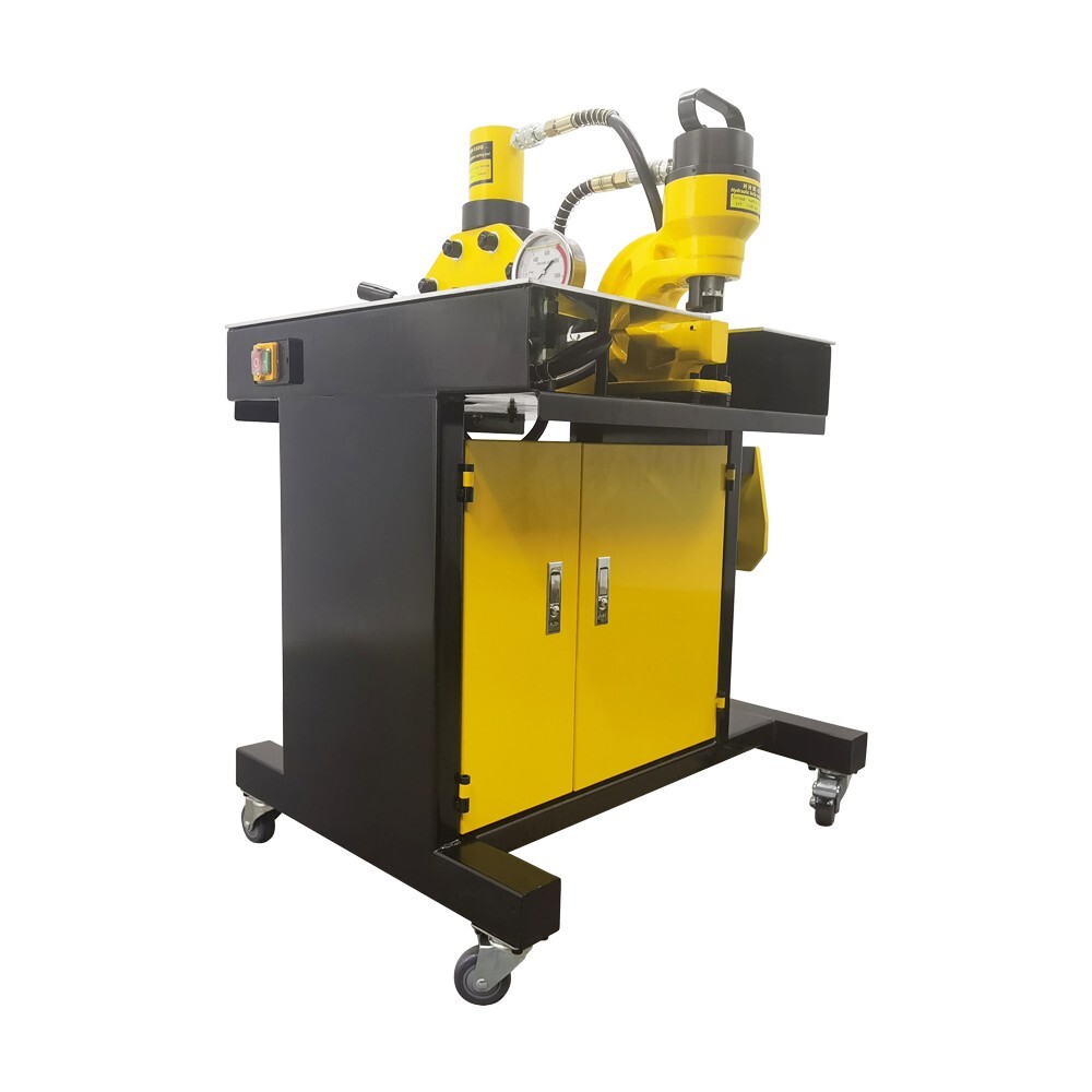 HHM-200H 3-in-1 Bus Processing Machine Hydraulic Busbar Processor 110V