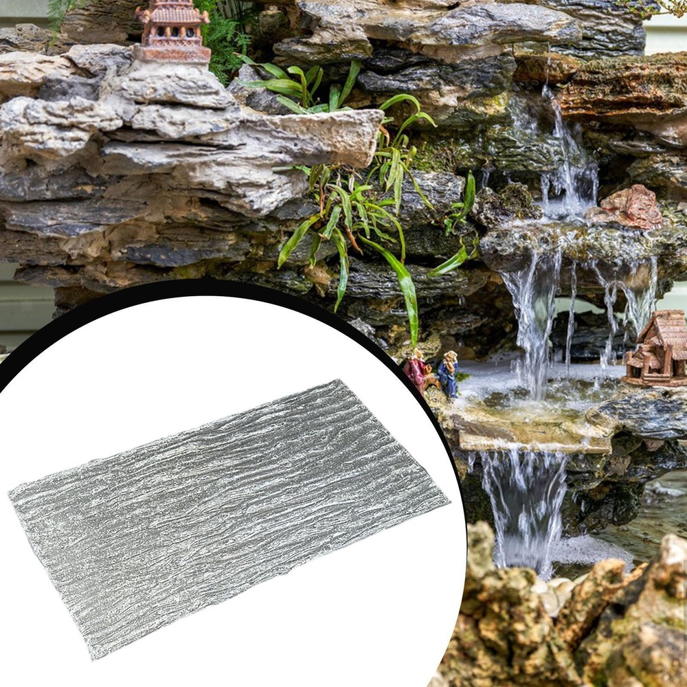 Artificial Water Effect Sheet Garden Home Decor Realistic Waterfall Model