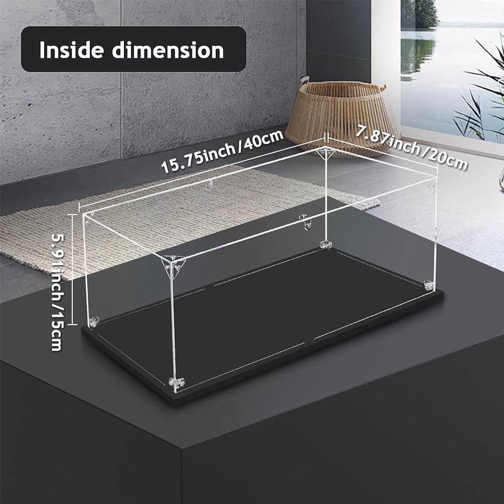 Acrylic Display Case Clear Storage Boxes For 1:14 Scale Diecast Car Models Toys