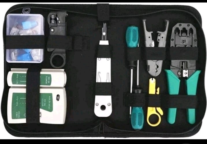 Network Tool Kit for Cat5 Cat5e Cat6
