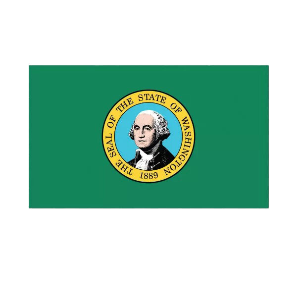 Washington Flag Sticker Decal