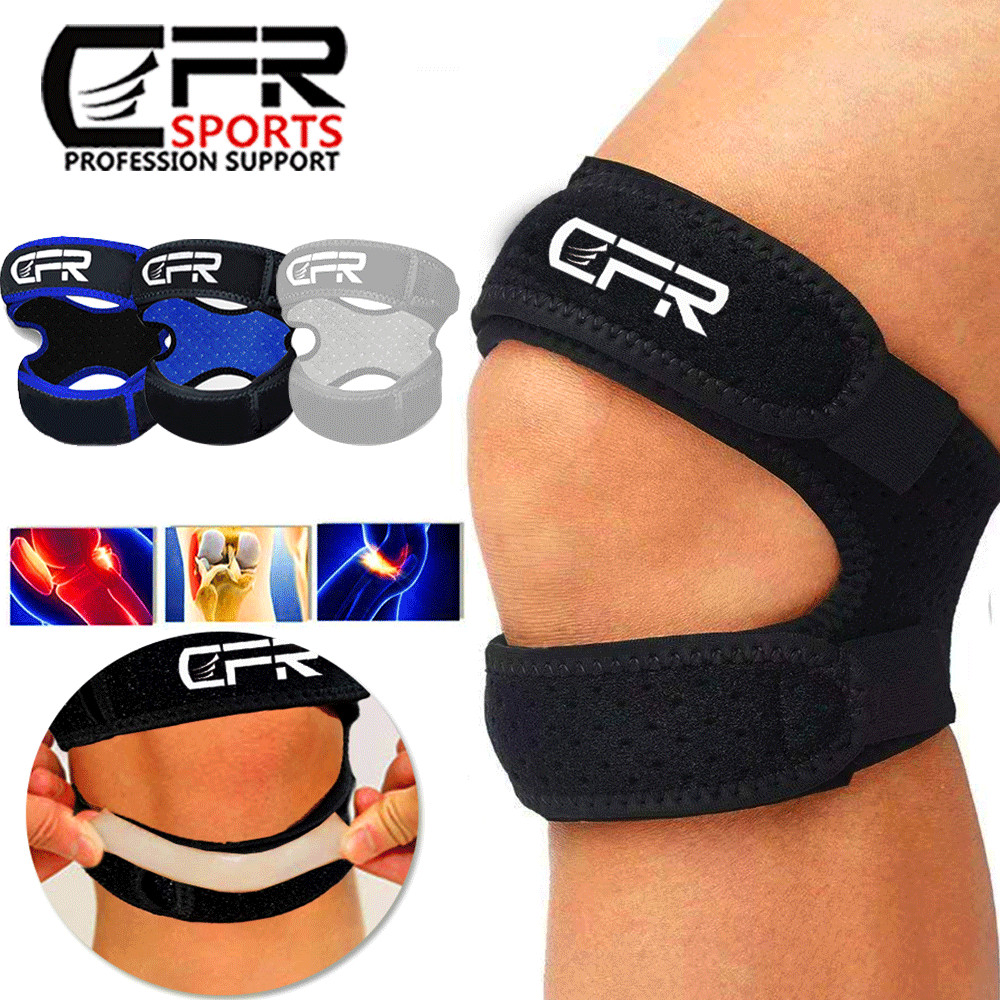 Adjustable Knee Support Double Strap Stabilizer Patella Tendon Arthritis Brace