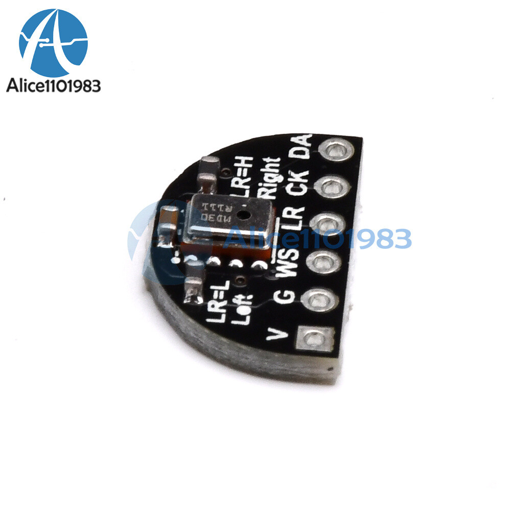 High Sensitivity Single MEMS Microphone Module I2S Digital Output Low Noise