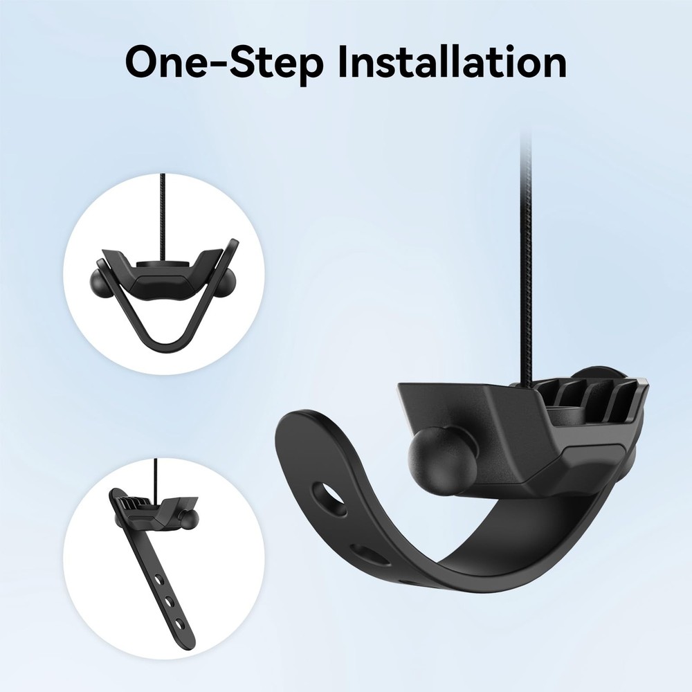VR Cable Management System, 6 Pack Ceiling Pulley for Quest 3/2, Valve Index