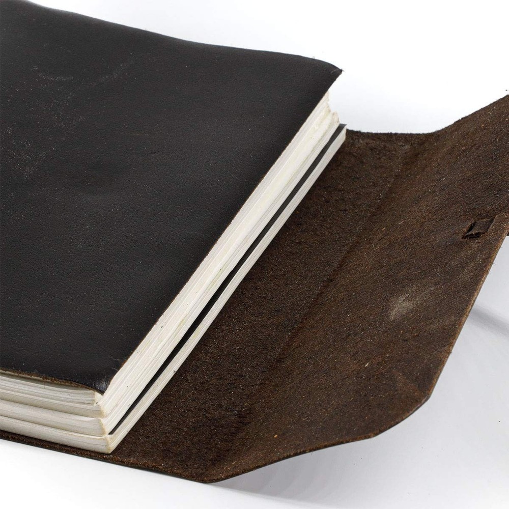 Handmade Leather Journal Writing Notebook Diary Unlined Daily Notepad For Men