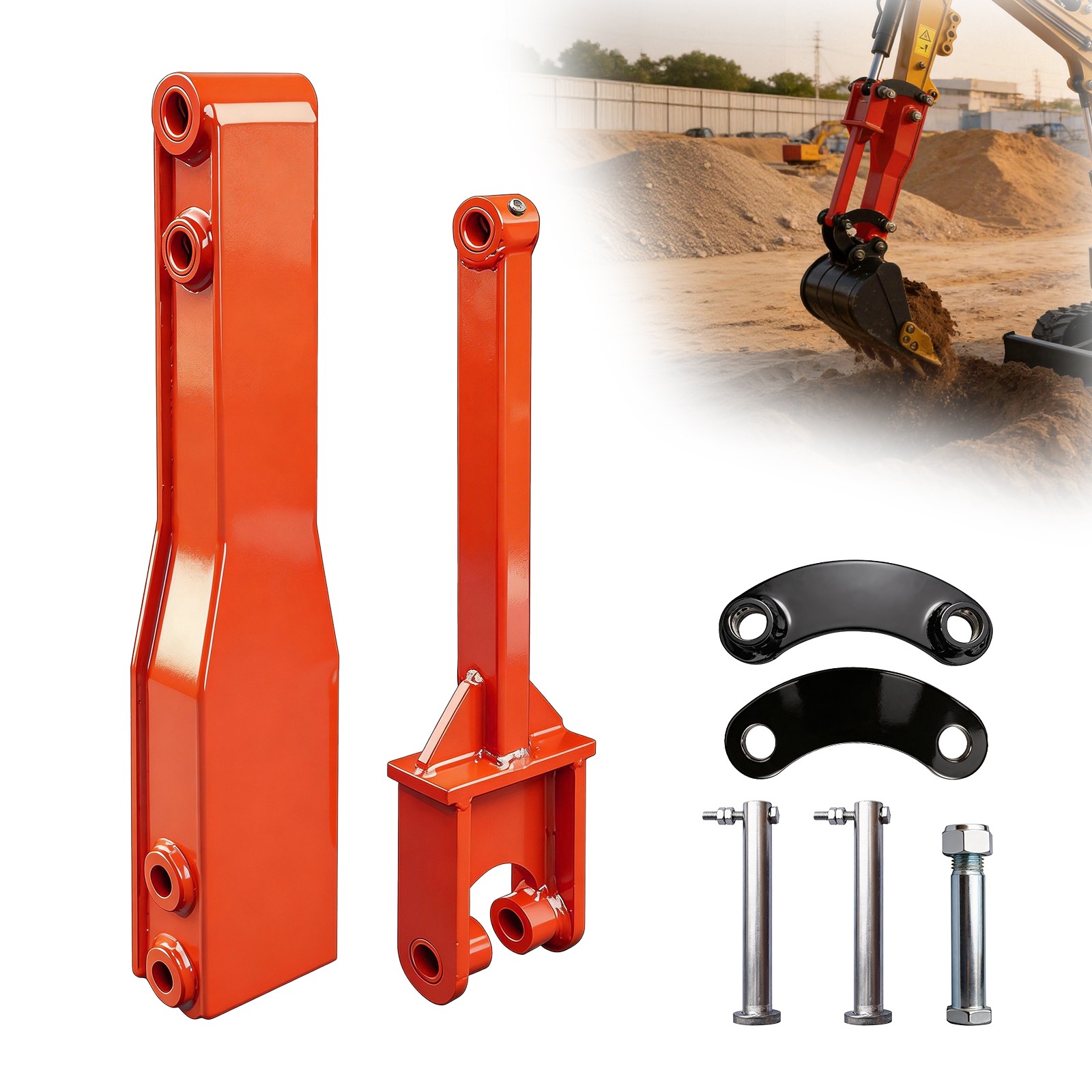 28in Excavator arm extension kit for mini excavators weighing between 0.8-1.8ton