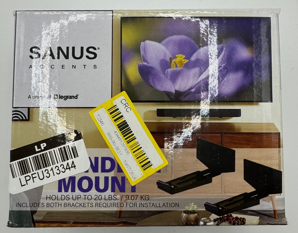 Sanus Extendable Soundbar Mount for Sonos Arc Adjustable Universal Compatibility