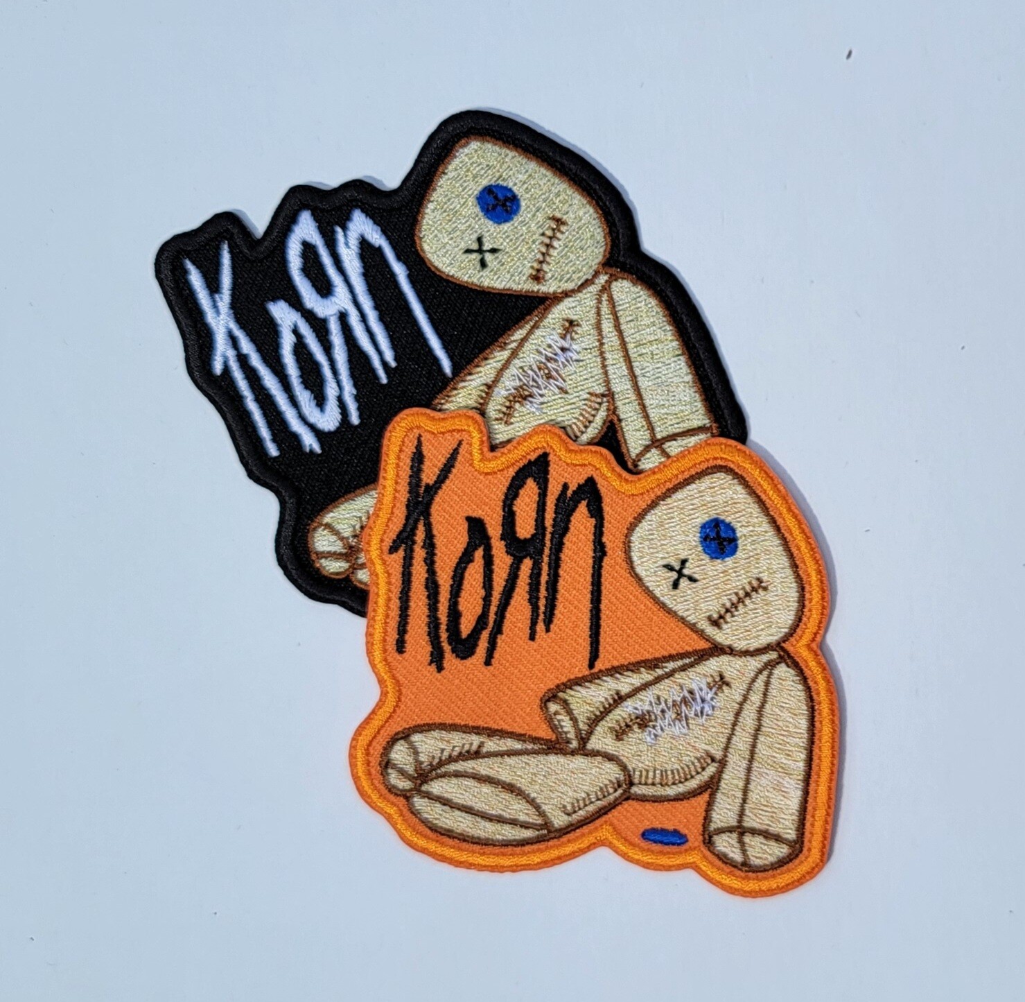 Korn patch, Korn embroidery patch, Korn rock band patch, iron/sew on patch,